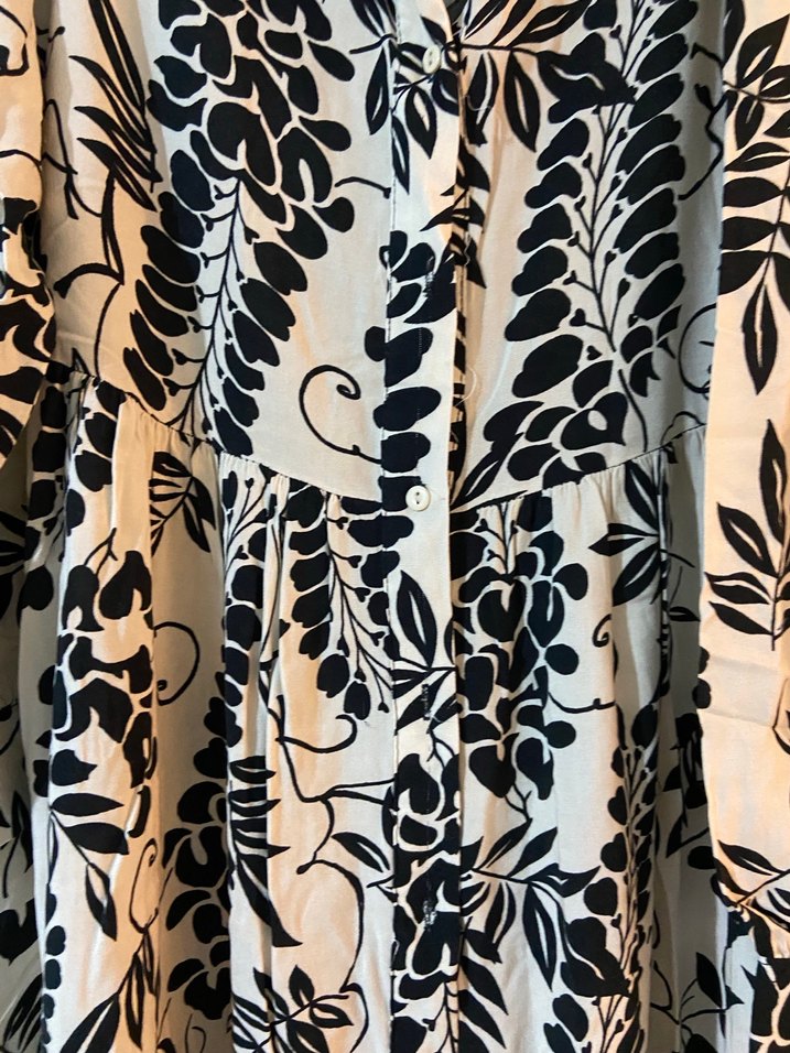 Bohem Desenli Uzun Kol Bej Uzun Elbise - Görsel 4