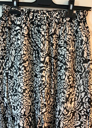 Bohem Gri Uzun Kadın Etek - Görsel 2