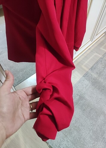 s Beden kırmızı Renk Blazer ceket