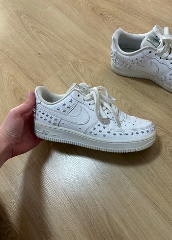 Nike Air Force 1 Beyaz Yildizli Sneaker