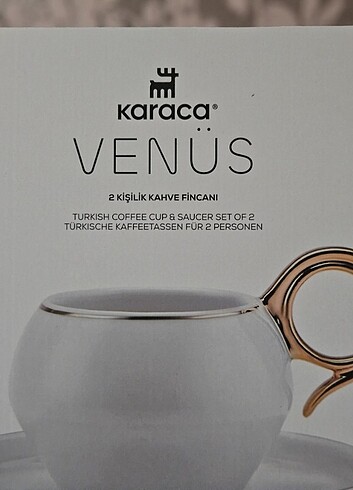  Beden Karaca Venüs kahve fincanı 2'li