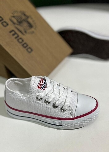 24 Beden yeşil Renk BEBEK / ÇOCUK CONVERSE SPOR AYAKKABI