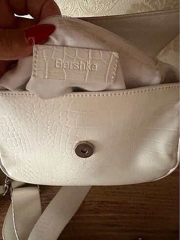 Beden beyaz Renk Bershka beyaz çanta