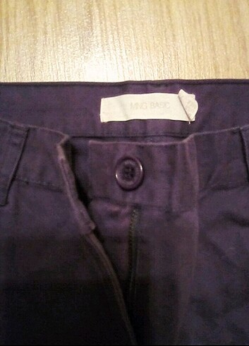 s Beden mor Renk kadın Mango mor pantolon 
