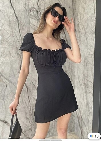Siyah Mini Elbise