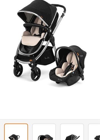 Pierre Cardin Voyager Travel Sistem Bebek Arabası gri
