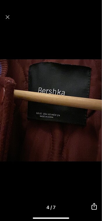 s Beden bordo Renk Kolej ceket bershka