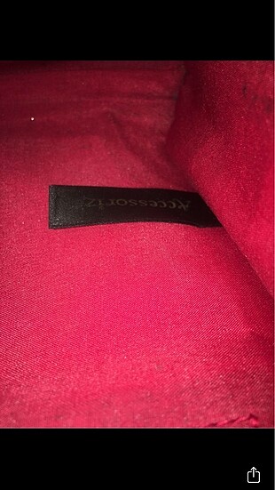  Beden kırmızı Renk ACCESSORİZE ÇANTA