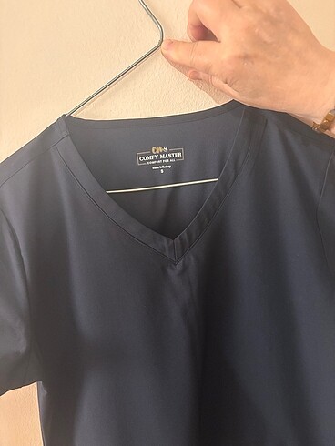 s Beden siyah Renk Comfy Master Kadın Scrub Üst