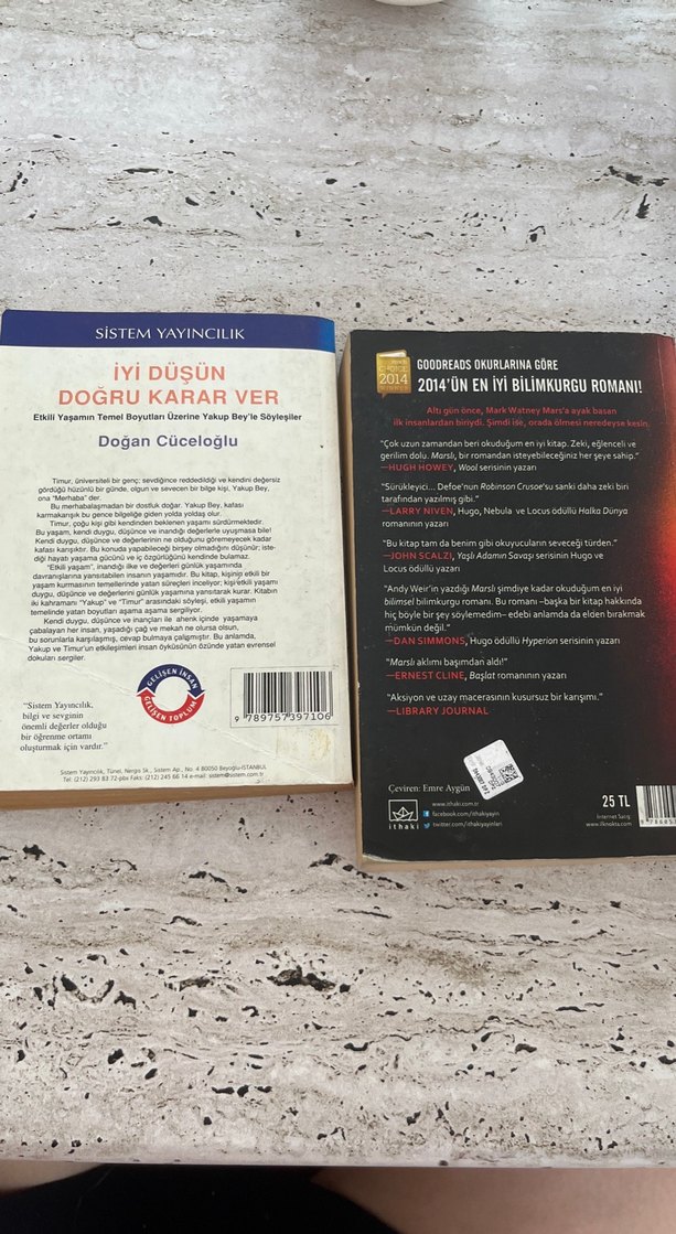 Marslı ve İyi Düşün Doğru Karar Ver Kitapları - Görsel 2