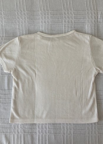 l Beden beyaz Renk beyaz yumuşak crop top