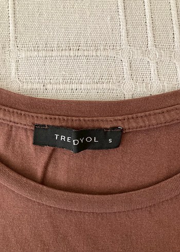 Trendyol & Milla Kahverengi Kısa Kollu crop basic tişört