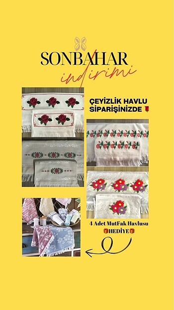 Etamin punch havlu