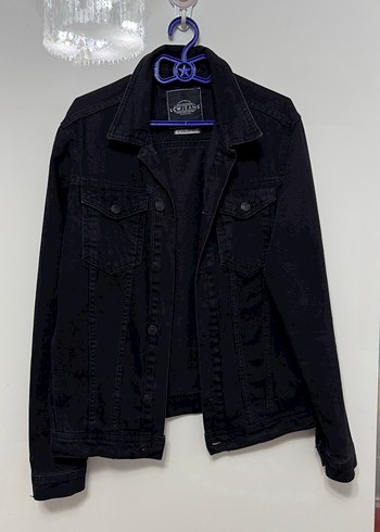 SİYAH KOT CEKET - Görsel 5