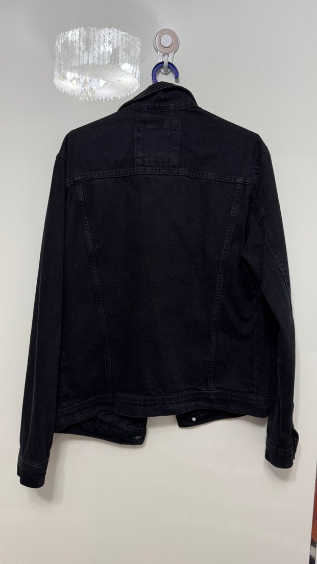 SİYAH KOT CEKET - Görsel 2