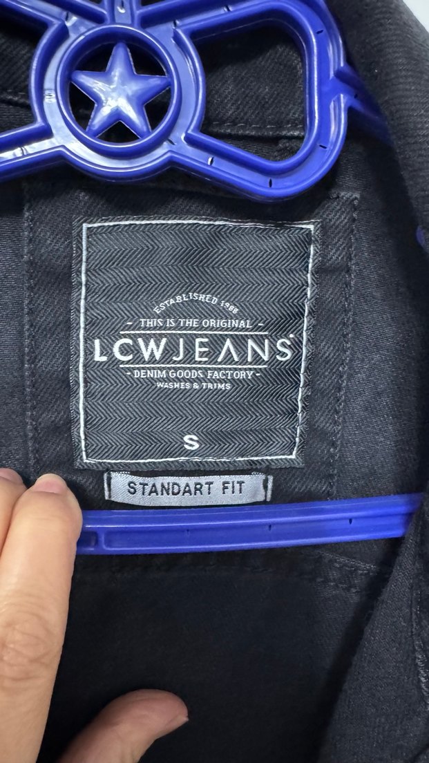 SİYAH KOT CEKET - Görsel 4