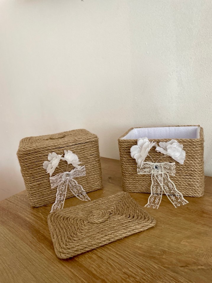 Hasır Saklama Sepeti Seti - Görsel 4