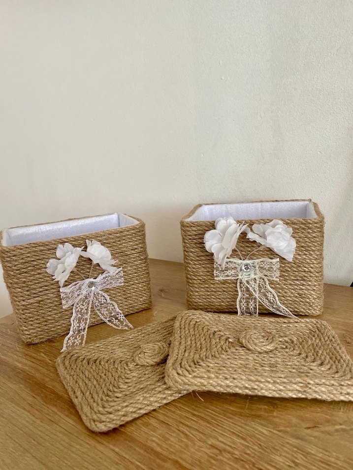 Hasır Saklama Sepeti Seti - Görsel 3