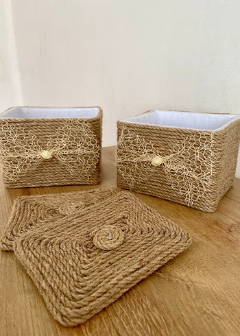 2 Li Hasır Sepet - Görsel 2