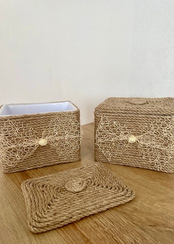 2 Li Hasır Sepet - Görsel 5