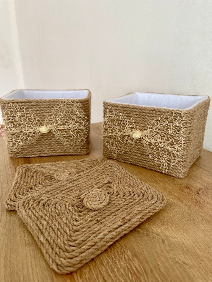 2 Li Hasır Sepet - Görsel 2