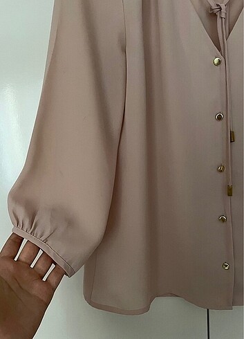 m Beden H&M pudra bluz