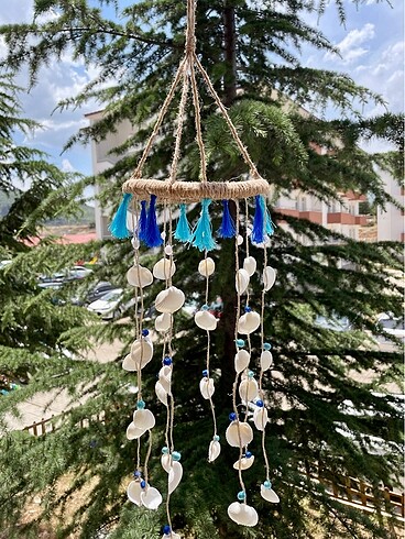 Deniz kabuklu balkon bahçe süsü Rüzgar çanı