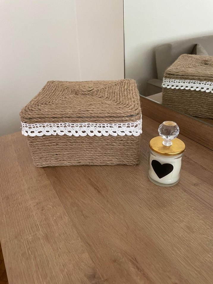 Hasır Görünümlü Saklama Kutusu - Görsel 3