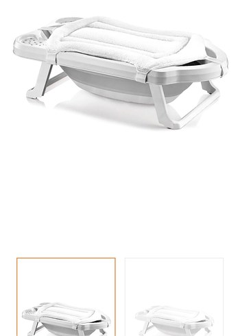 Gri ve Beyaz Bebek Alt Değiştirme Masası - Görsel 3