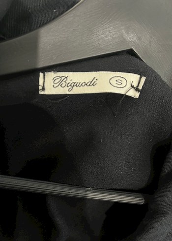 Siyah Düğmeli Midi Kadın Kot Ceket - Görsel 3