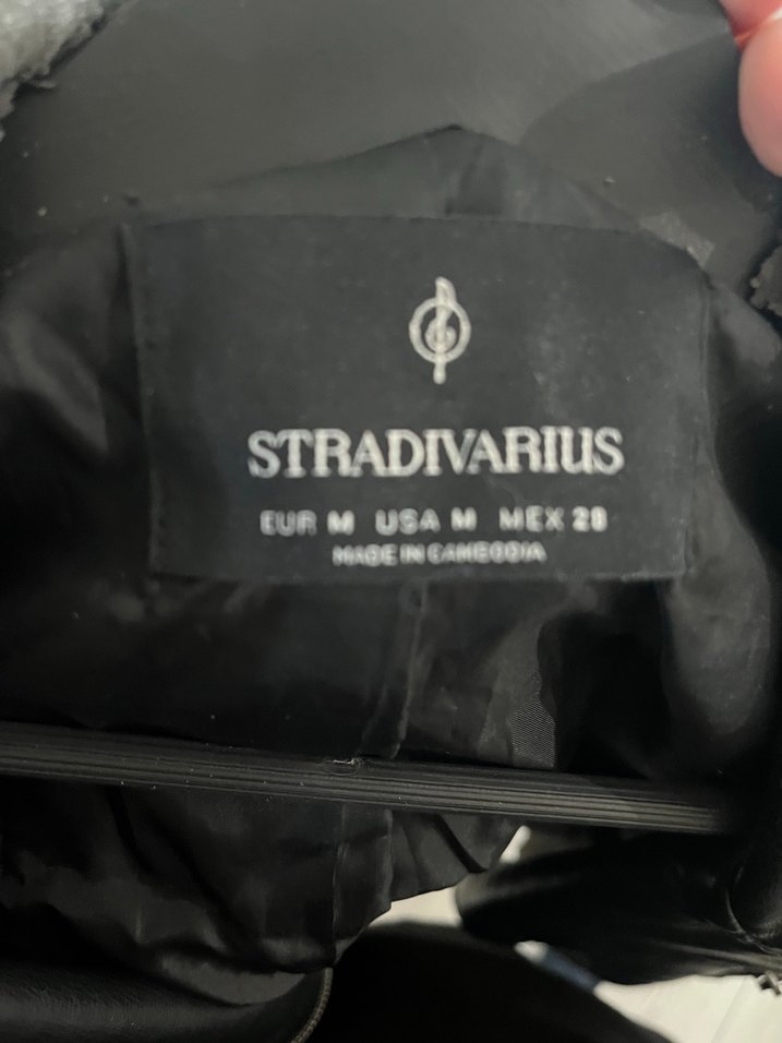 Kadın Siyah Deri Biker Ceket - Görsel 3