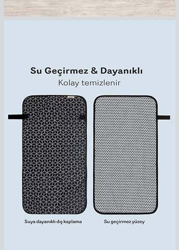 Monnhein, Bebek Alt Açma Minderi, Su Geçirmez Bebek Minderi - Görsel 2