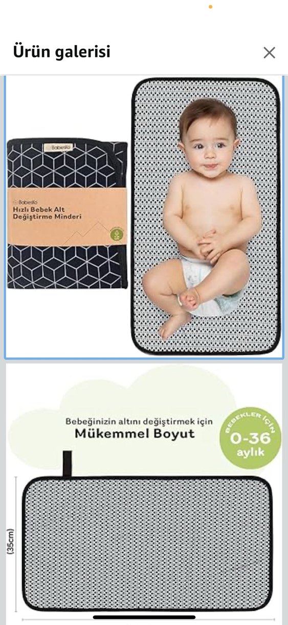 Monnhein, Bebek Alt Açma Minderi, Su Geçirmez Bebek Minderi - Görsel 4