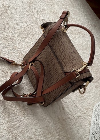 U.S Polo Assn. Kahverengi Deri Tokalı Kadın Çanta