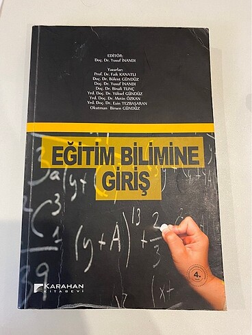 Eğitme giriş kitabı (formasyon için)