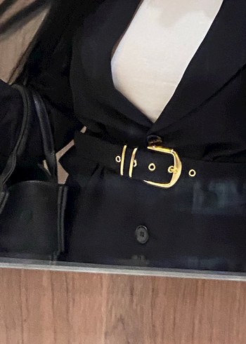 Blazer ceket alt üst takım siyah - Görsel 2