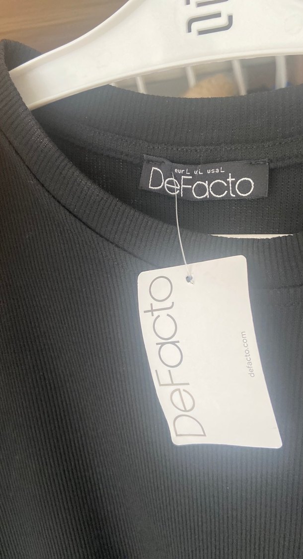 Defacto Siyah Kısa Kollu Kadın elbise - Görsel 2