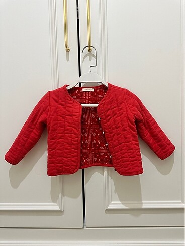 12-18 Ay Beden kırmızı Renk B&g Store Ceket