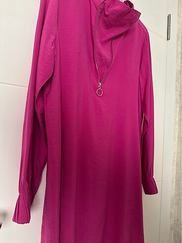 40 Beden pembe Renk Elbise-Tunik