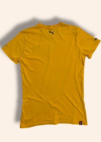Sarı Puma Unisex Kısa Kollu Tişört - Görsel 4