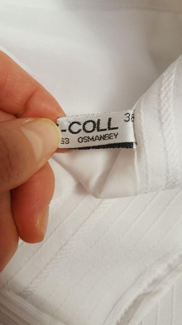 Beyaz midi etek - Görsel 3