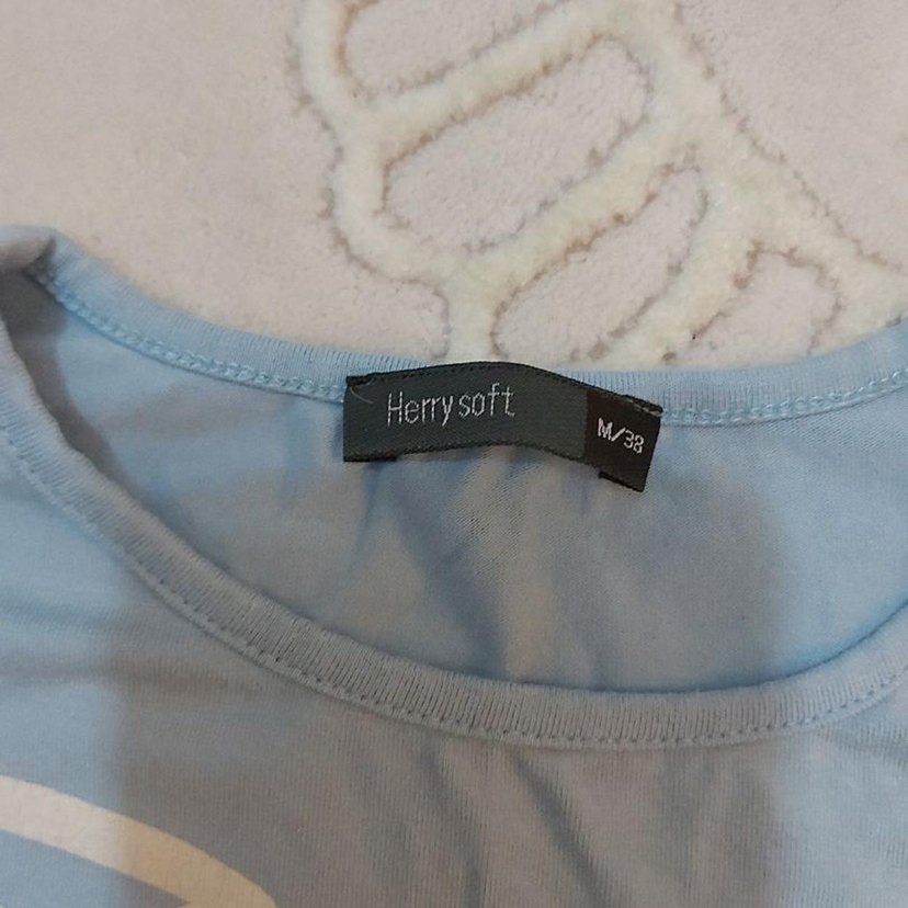 Açık mavi bluz - Görsel 2