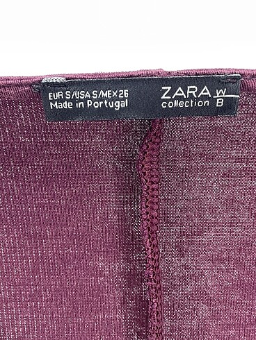 s Beden mor Renk Zara Kısa Elbise %70 İndirimli.