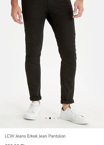 Erkek Siyah Regular Fit Denim Jean - Görsel 2