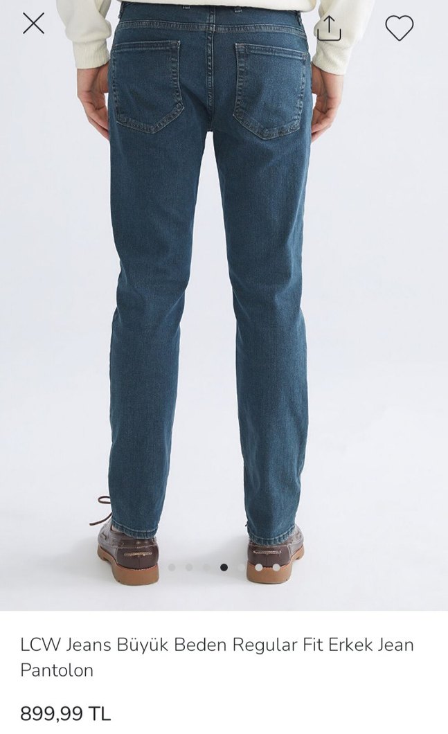 LCW Jeans Büyük Beden Regular Fit Erkek Jean - Görsel 4