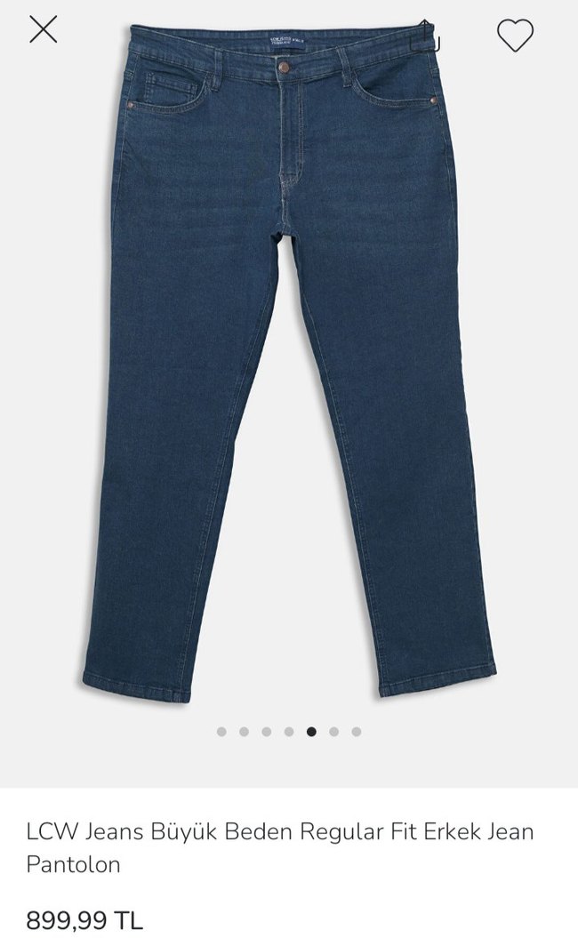 LCW Jeans Büyük Beden Regular Fit Erkek Jean - Görsel 3