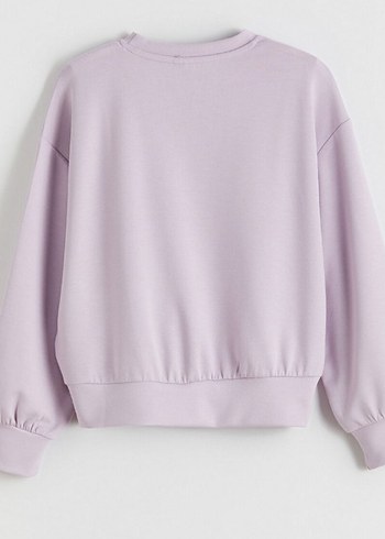 LCW Kids Mor Bisiklet Yaka Sweatshirt ve Eşofman Altı - Görsel 4