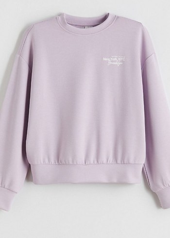 LCW Kids Mor Bisiklet Yaka Sweatshirt ve Eşofman Altı - Görsel 5