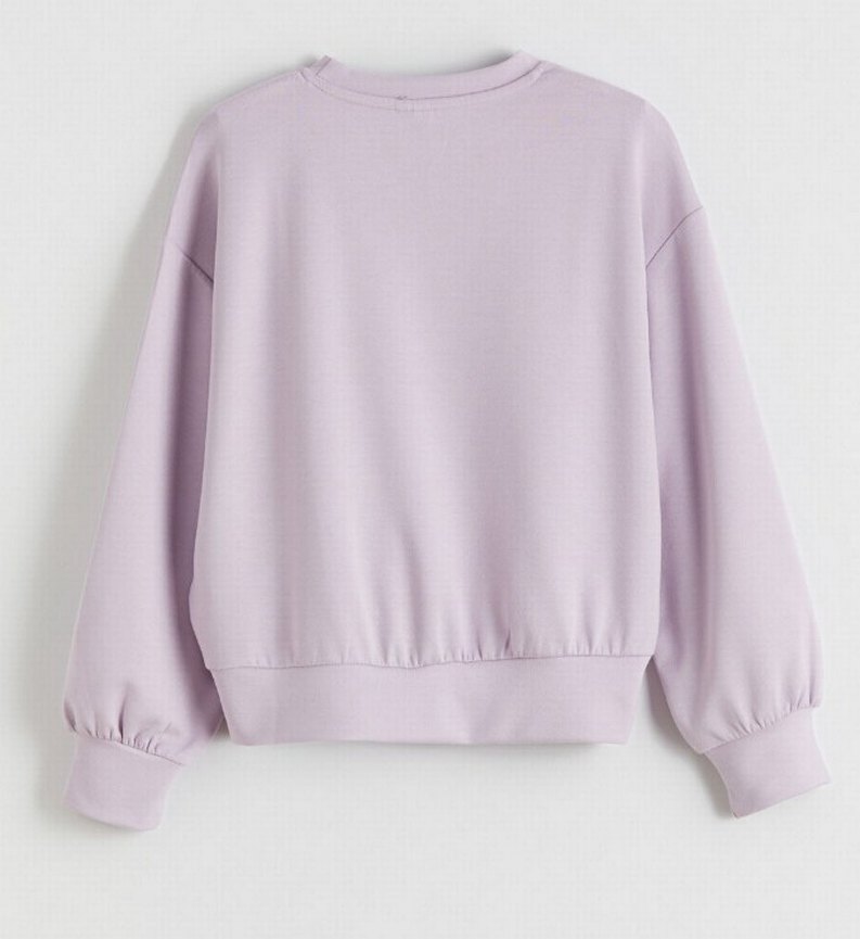 LCW Kids Mor Bisiklet Yaka Sweatshirt ve Eşofman Altı - Görsel 4