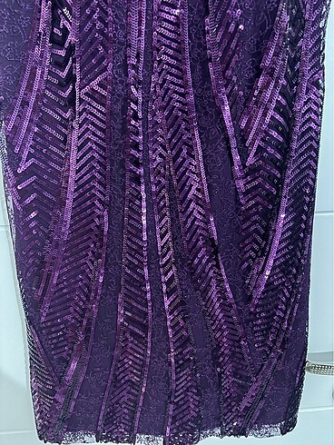 Payetli kısa abiye - Görsel 3